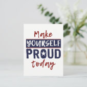 Carte postale "Make Yourself Fier" (Debout devant)