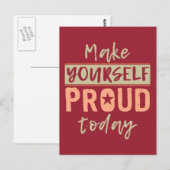 Carte postale "Make Yourself Fier" (Devant / Derrière)