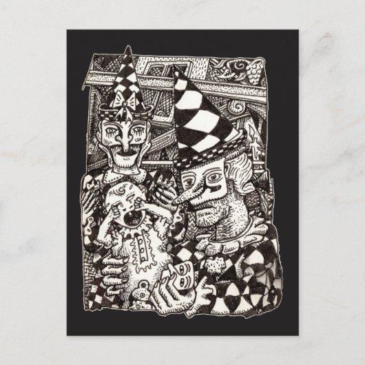 Carte Postale Making of the Man, par Brian Benson (Devant)