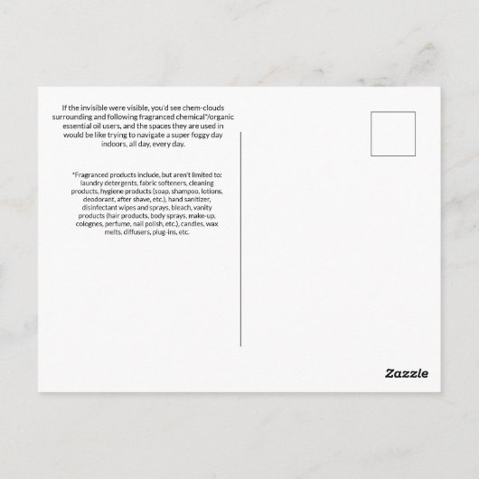 Carte Postale Making The Invisible Visible (Dos)