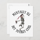 Carte Postale Mal, mais totalement cool citations drôles (Devant / Derrière)