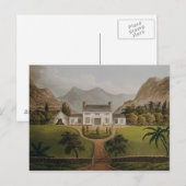 Carte Postale Mal-Maison de Bonaparte à Sainte-Hélène, 1821 (Devant / Derrière)