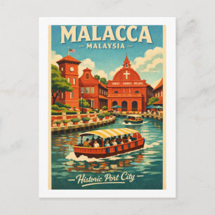 Carte Postale Malacca en Malaisie voyage