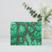 Carte Postale Malachite à motif vert (Debout devant)