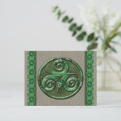 Carte Postale Malachite Triskel (Debout devant)