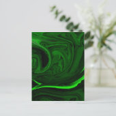 Carte Postale malachite vert texture (Debout devant)