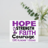 Carte Postale Maladie d’Alzheimer HOPE 3 (Debout devant)