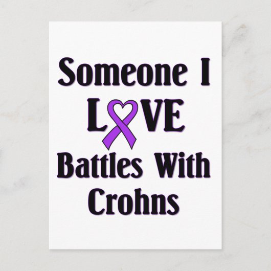 Carte Postale Maladie de Crohns (Devant)