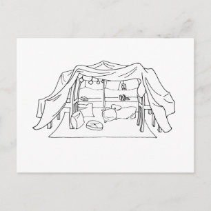 Carte Postale Maladie de Fort Chronique de Spoonie-Coussin/Couve