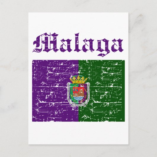 Carte Postale Malaga City designs (Devant)