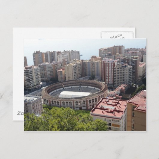 Carte Postale Malaga, Espagne (Devant / Derrière)