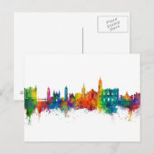 Carte Postale Málaga Espagne Skyline (Devant / Derrière)