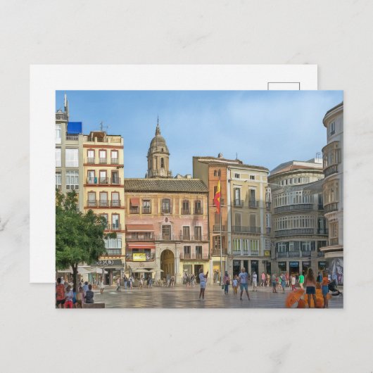 Carte Postale Malaga. n° 21. (Devant / Derrière)