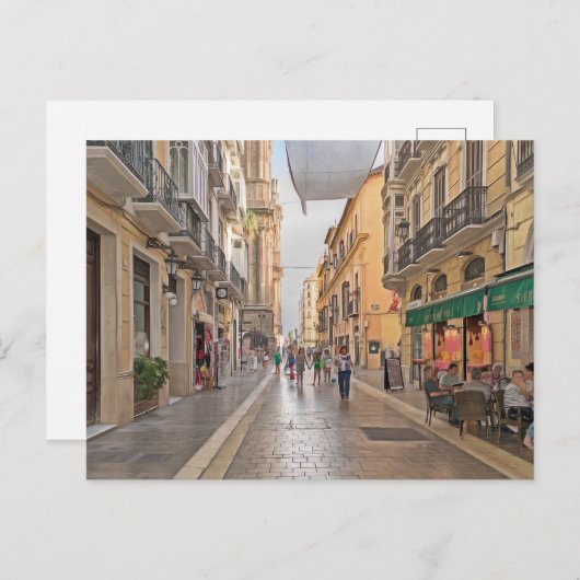 Carte Postale Malaga. n° 25. (Devant / Derrière)