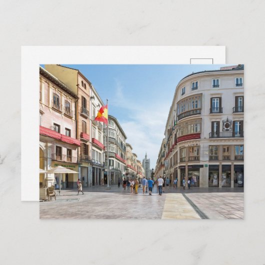 Carte Postale Malaga. n° 4. (Devant / Derrière)