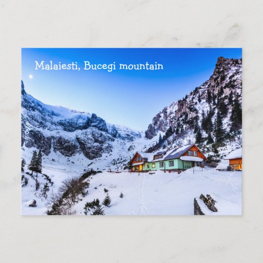 Carte postale Malaiesti, Montagne Bucegi Roumanie (Devant)
