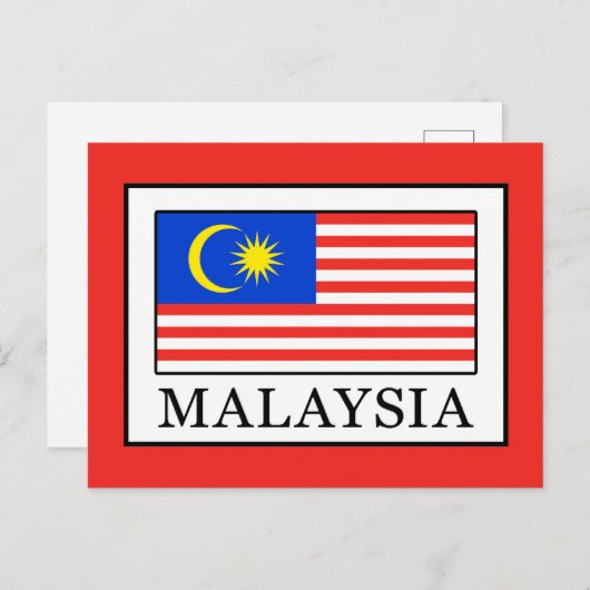 Carte Postale Malaisie (Devant / Derrière)