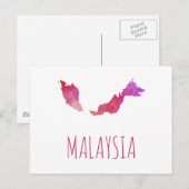 Carte Postale Malaisie (Devant / Derrière)