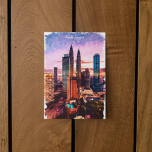Carte Postale Malaisie Kuala Lumpur Skyline