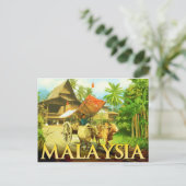 Carte Postale Malaisie - Panier en vrac (Debout devant)