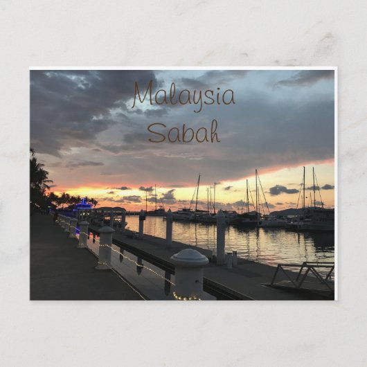 Carte Postale Malaisie - Sabah - Kota Kinabalu (Devant)