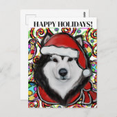Carte Postale Malamute d'Alaska (Devant / Derrière)