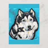 Carte Postale Malamute d'Alaska (Devant)