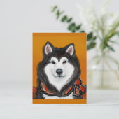 Carte Postale Malamute d'Alaska (Debout devant)