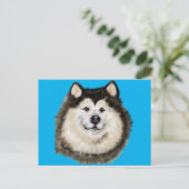 Carte Postale Malamute d'Alaska (Debout devant)