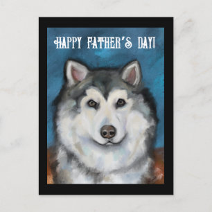 Carte Postale Malamute d'Alaska