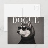 Carte Postale Malamute d'Alaska Éditorial de mode de luxe (Devant / Derrière)