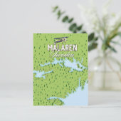 Carte Postale Mälaren Suède (Debout devant)