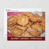 Carte Postale Malassadas azoréen (Devant / Derrière)