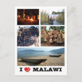 Carte Postale Malawi - I Love - (Devant)