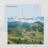 Carte Postale Malbun Liechtenstein (Devant / Derrière)