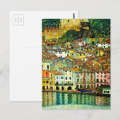 Carte Postale Malcesine sur le lac de Garde (1913), Gustav Klimt (Devant / Derrière)