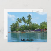 Carte Postale Maldives (Devant / Derrière)