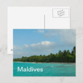 Carte Postale Maldives (Devant / Derrière)