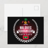 Carte Postale Maldives (Devant / Derrière)