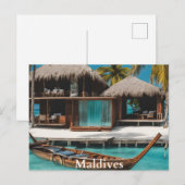 Carte Postale Maldives (Devant / Derrière)
