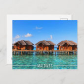 Carte Postale Maldives (Devant / Derrière)