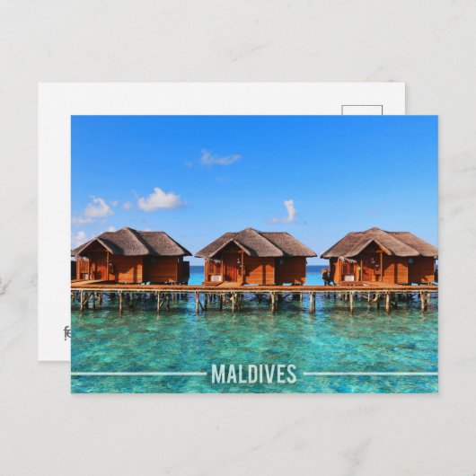 Carte Postale Maldives (Devant / Derrière)