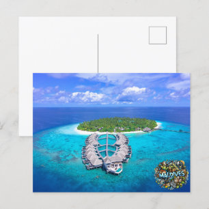 Carte Postale Maldives