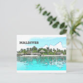 Carte Postale Maldives (Debout devant)