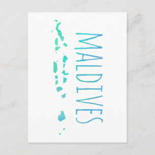 Carte Postale Maldives