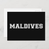 Carte Postale Maldives (Devant / Derrière)