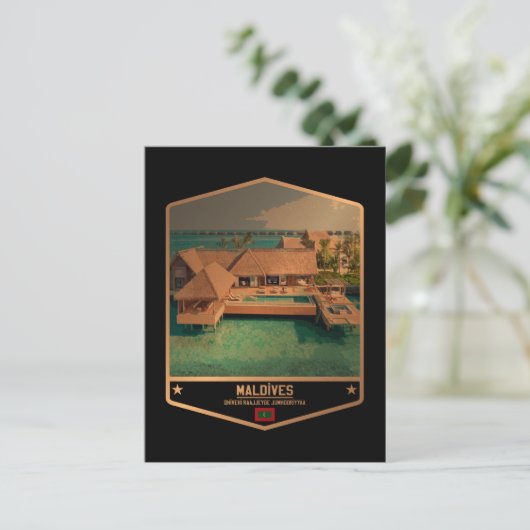 Carte Postale Maldives (Debout devant)