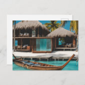 Carte Postale Maldives 1) (Devant / Derrière)