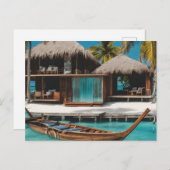 Carte postale Maldives (1) (Devant / Derrière)