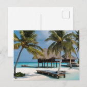 Carte Postale Maldives 4 (Devant / Derrière)
